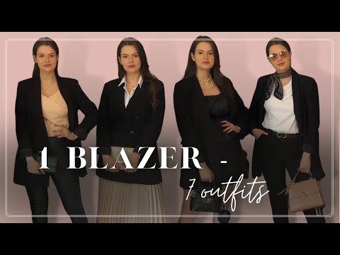 BLACK BLAZER OUTFITS | Simple Ways to Style a Black Blazer for Women | How to Style Series