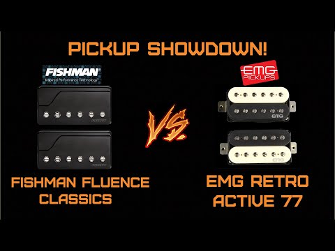 EMG Retro Active Super 77s Vs Fishman Fluence Classics