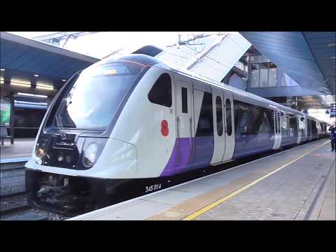 1st day public running. Crossrail/Elizabeth Line train @ Reading 15/12/19. Class 345