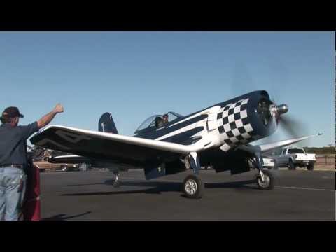 Super Corsair Race Plane 74 Start Up