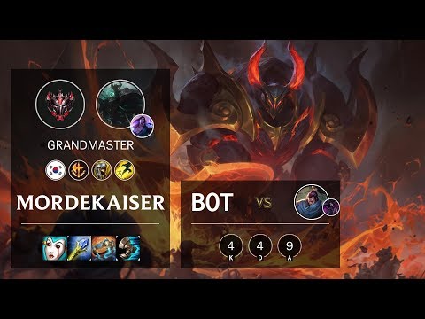 Mordekaiser Bot vs Yasuo - KR Grandmaster Patch 10.6
