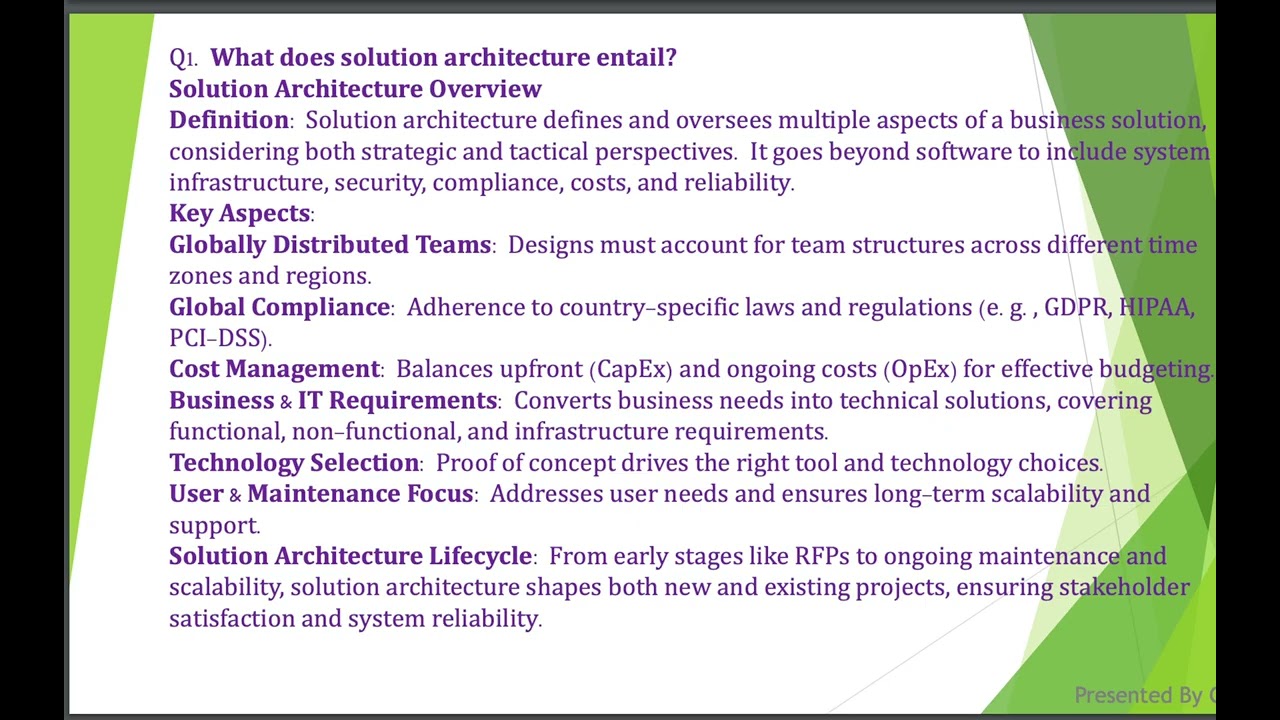 02-What is solution architecture?