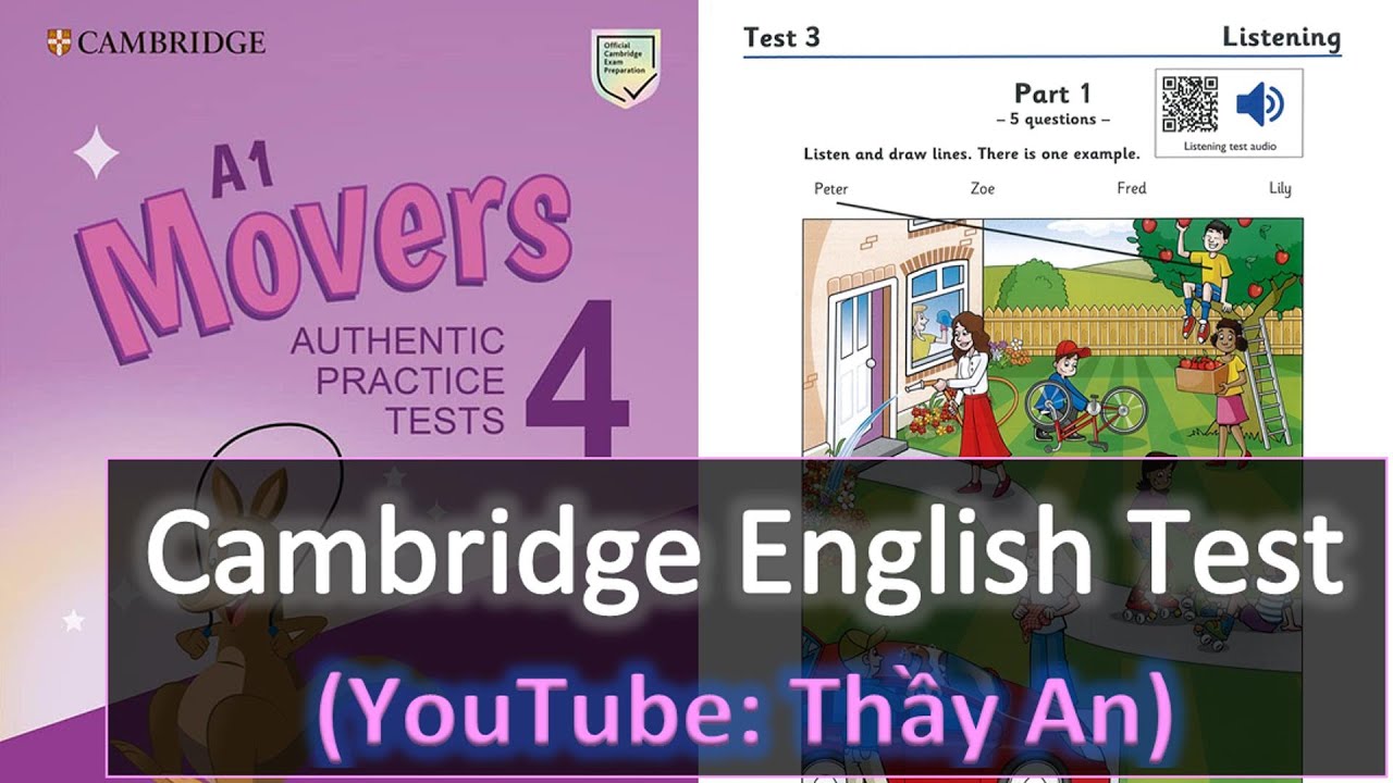 A1 Movers 4 Authentic Examination Papers 2022 Test 3 - Cambridge English YLE