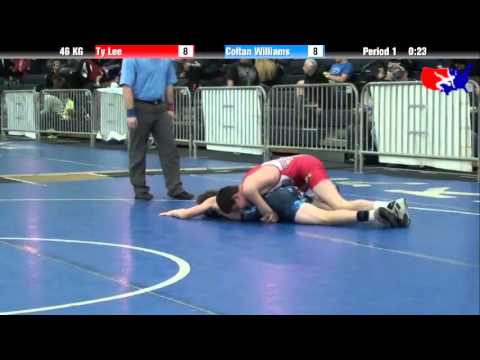 Ty Lee vs. Coltan Williams at 2013 ASICS FILA Cadet Nationals - GR