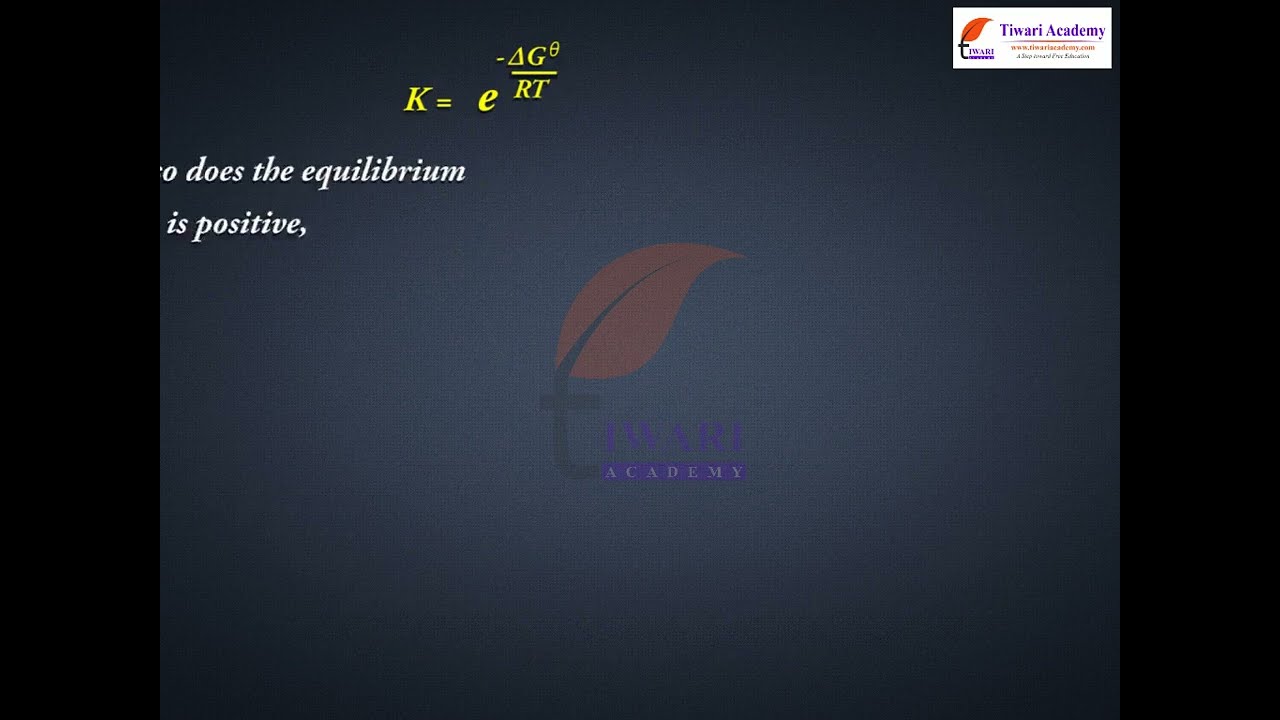 Class 11 Chemistry Relationship of Equilibrium Constant Reaction Quotient Gibbs Energy Chapter 7
