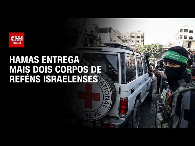 Cessar-fogo em Gaza: Hamas entrega mais dois corpos de reféns israelenses | CNN 360º
