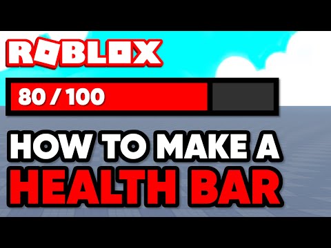How to make a Health Bar Gui in Roblox Studio