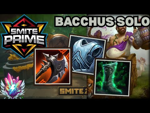 Smite Prime Quarterfinals!! - Bacchus Deity Solo Smite 2 Gameplay