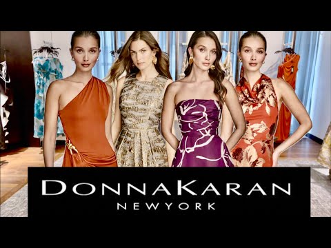 DONNA KARAN NEW YORK | DKNY NEW FALL 2025 EVENING GOWNS, SHOES AND BAGS | SALE | 4K