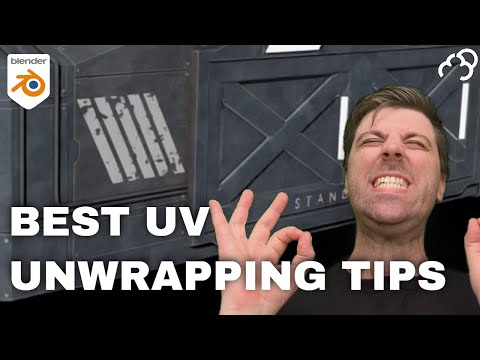Blender Beginner Tutorial UV Unwrapping Tip using Decals