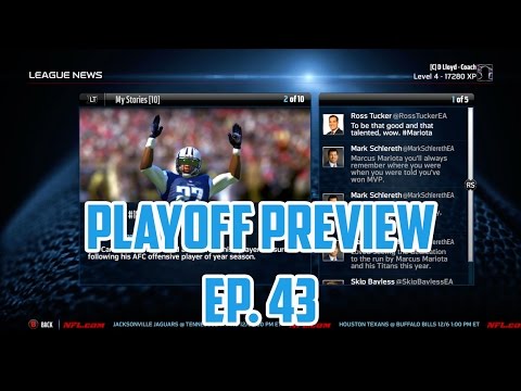 Madden 16 Titans Connected Franchise: Playoff Preview [Ep. 43] (Season 2)