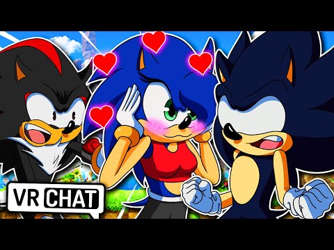 SONICA WANTS DARK SONIC! Sonic & Shadow Confronts Sonica! (VR Chat)