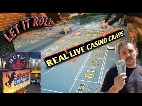 Craps Real Live Casino - From Bronco Billy's Hotel and Casino - Cripple Creek Colorado!