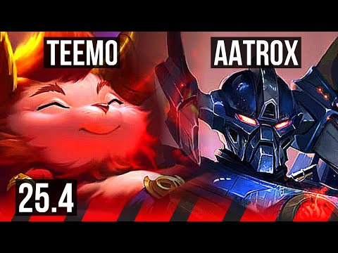 TEEMO vs AATROX (TOP) | KR Diamond | 25.4