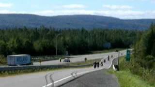 preview picture of video 'Ride4theCure2010-Leaving Baddeck'