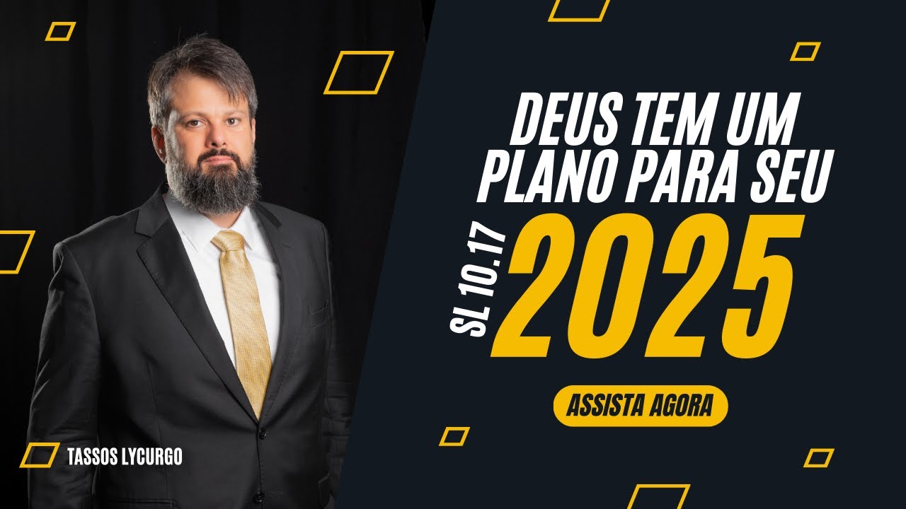 DEUS TEM UM PLANO PARA SEU 2025! | Pr. Tassos Lycurgo | Defesa da Fé Natal-RN