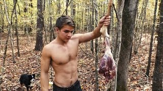 Deer Hunting in Georgia Woods - Cleaning and Cooking!