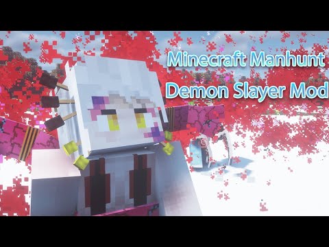 Minecraft Demon Slayer Mod Manhunt - Final Battle In Dream Biome