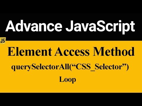 querySelectorAll Method with Loop in JavaScript Hindi