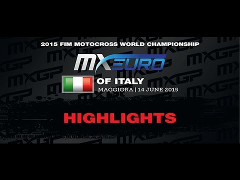 European Championship round of Italy EMX125 Highlights 2015 - motocross