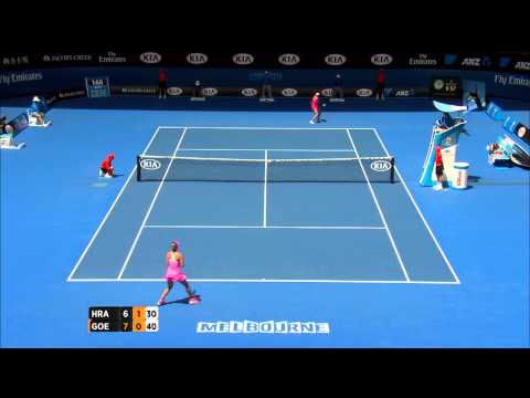 Lucie Hradecka v Julia Goerges highlights (3R) - Australian Open 2015