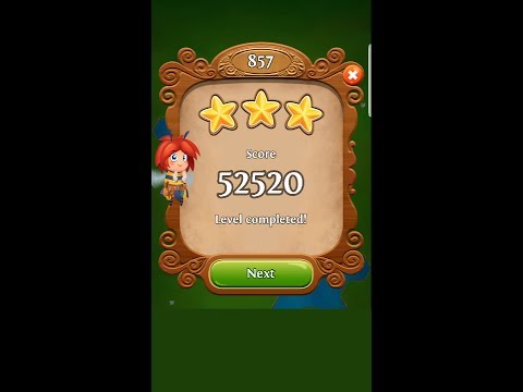 Blossom Blast Saga Level 857