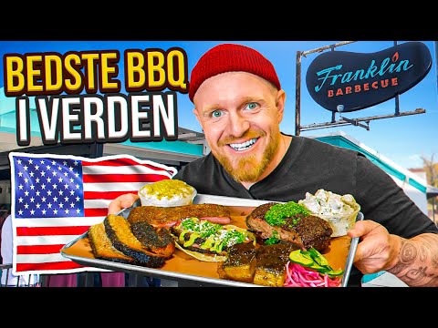 Tester Det BEDSTE Barbecue i Verden! (Texas BBQ Food Tour)
