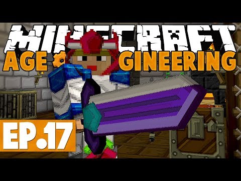 Ultimate OP weapon found in Minecraft Age of Eng!