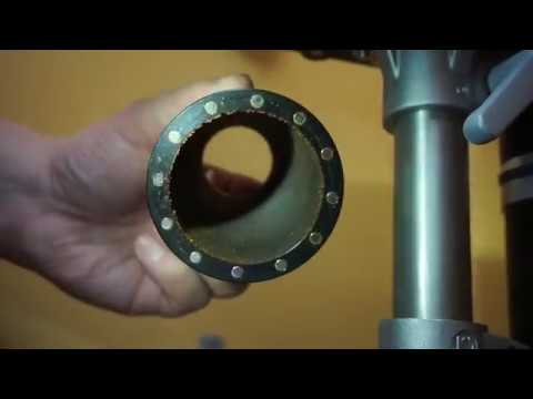 Kazak EL 68 coffee grinder: retention.