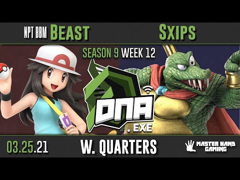 DNA.EXE S9:W12 - NPT BBM | Beast (Pokemon Trainer) Vs. Sxips (King K. Rool) - W Quarterfinals