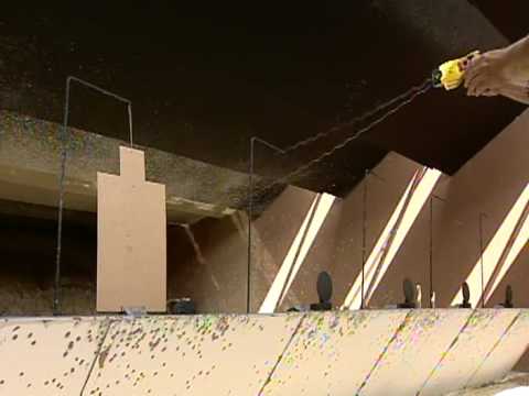 Jason shoots a taser gun with the Norfolk police