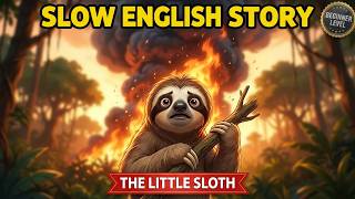The Little Sloth Who Saved the Forest | Inspirational English Story for Beginners