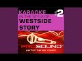 America (Karaoke With Background Vocals) (In the style of Westside Story)
