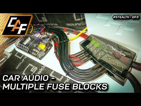 ADVANCED Car Audio Wiring - Multiple Fuse Blocks - Project Stealth