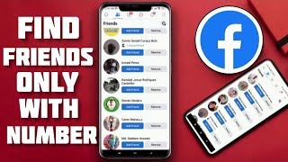how to find phone contacts on Facebook || find friends on Facebook by Number