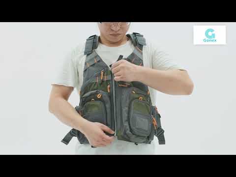 Carry My Fishing Gear with Gonex Fly Fishing Vest