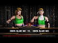 WWE2K18 Creation Sonya Mk1 Vs Sonya Mk3