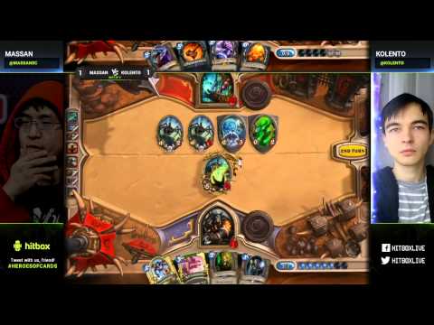 Massan vs Kolento - Heroes of Cards #2 - Hearthstone
