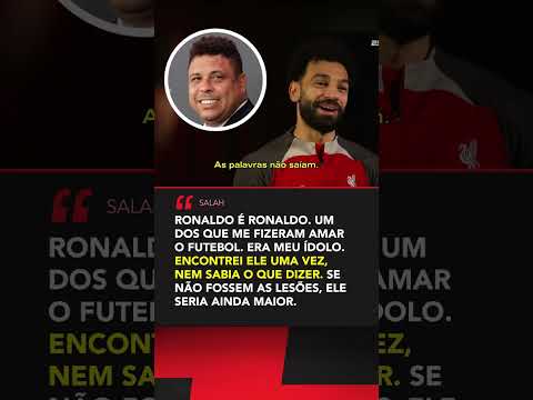 Salah rasgou elogios ao Ronaldo Fenômeno em exclusiva à ESPN #shorts