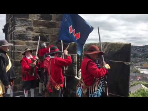 Firing muskets from the battlements of Lancaster Castle!