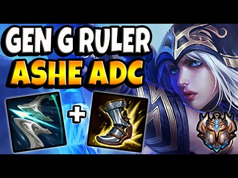 Ashe vs Ezreal ADC [ Gen G Ruler ] Korea Challenger Patch 11.7 ✅