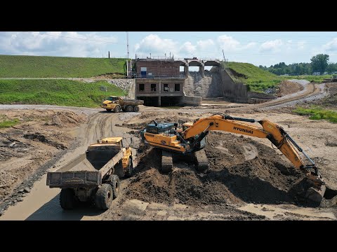 Edenville Dam Update - Working in the Old River Removing Sediment