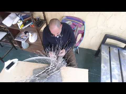 constructing stainless steel trees ALBERTTHEARTIST.COM