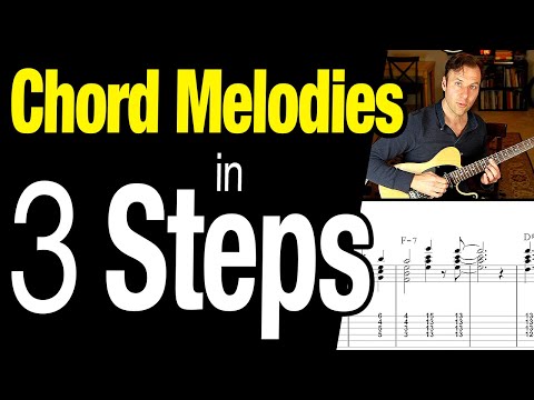 Chord Melodies - How to play chords and melody together