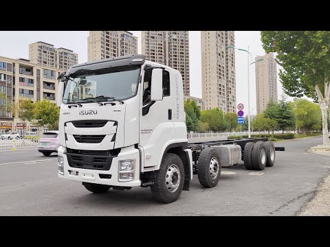 Thumbnail for ISUZU GIGA 8x4 420HP chassis arrives at the factory by Isuzu Giga
