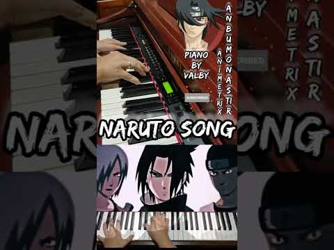 NARUTO SONG ~ Anbu Monastir x Animetrix ~ Klavier von ValBy #shorts