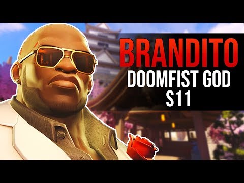 BRANDITO DOOMFIST GOD TOP38 (OVERWATCH, HANAMURA, S11, TOP500)