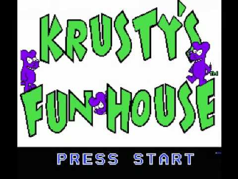 krusty's fun house nes ebay