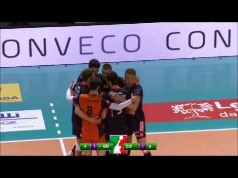 #A2MVolleyPO - Bergamo-Civita Castellana 3-0: highlights