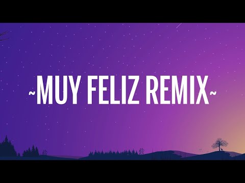 Ñejo x Nicky Jam x Silvestre Dangond - Muy Feliz Remix (Letra/Lyrics)  | 1 Hour Sweet Lyrics